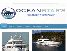Tablet Screenshot of oceanstarmarinepainter.com